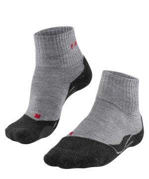 Skarpetki Falke TK2 Explore Short Trekking Short sock Męskie Szare | TDWCKA-285