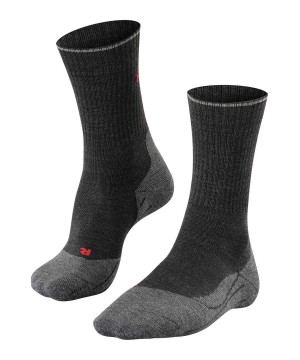 Skarpetki Falke TK2 Explore Wool Silk Trekking Socks Męskie Szare | WFZPJI-284