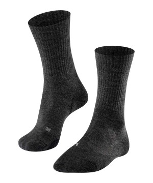 Skarpetki Falke TK2 Explore Wool Trekking Socks Męskie Szare | ARYOLS-142