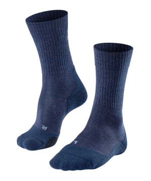 Skarpetki Falke TK2 Explore Wool Trekking Socks Męskie Niebieskie | CTUKSL-870