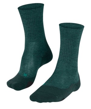 Skarpetki Falke TK2 Explore Wool Trekking Socks Męskie Zielone | TRPFJI-639