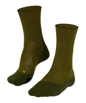 Skarpetki Falke TK2 Explore Wool Trekking Socks Męskie Zielone | LDMZOK-238