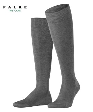 Skarpetki Falke Tiago Knee-high Socks Męskie Szare | HEFAKT-462