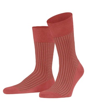 Skarpetki Falke Uptown Tie Socks Męskie Czerwone | JXUPTC-482