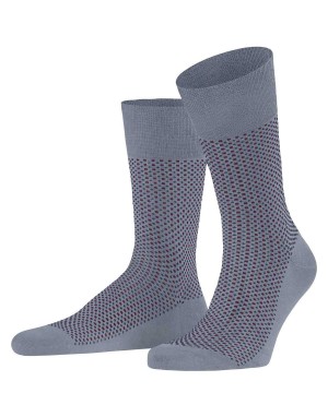 Skarpetki Falke Uptown Tie Socks Męskie Szare | MZENOV-371