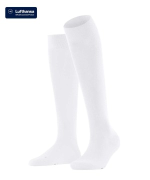 Skarpetki Falke Vitalizer Knee-high Socks Damskie Białe | PZURJQ-135