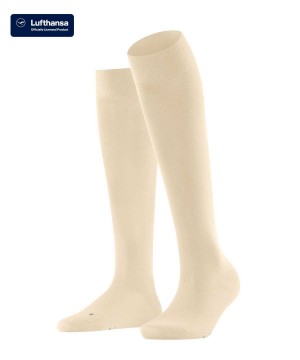 Skarpetki Falke Vitalizer Knee-high Socks Damskie Beżowe | SBKJWD-129