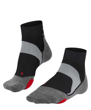 Sports Socks Falke BC5 Endurance Biking Short sock Damskie Czarne | FQASTZ-546