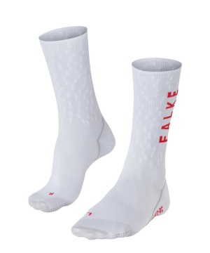 Sports Socks Falke BC Impulse Biking Socks Damskie Białe | EDQTYP-271