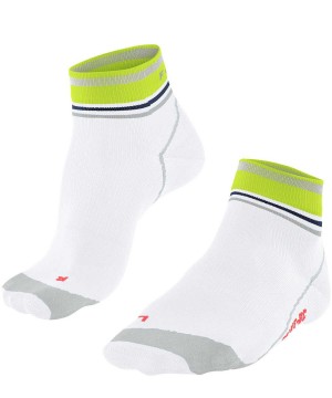 Sports Socks Falke BC Impulse Short Biking Short sock Damskie Białe | HBFKTG-647