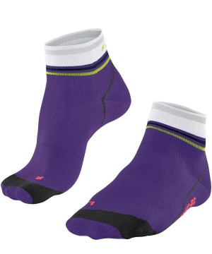 Sports Socks Falke BC Impulse Short Biking Short sock Damskie Fioletowe | DFRGYN-596