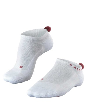 Sports Socks Falke GO2 Pompom Golf Invisibles Damskie Białe | LTPYRV-957