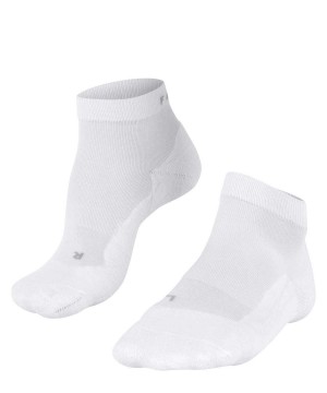 Sports Socks Falke GO2 Short Golf Short sock Damskie Białe | JXPEAQ-471