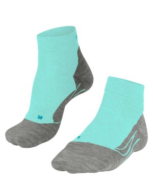 Sports Socks Falke GO2 Short Golf Short sock Damskie Niebieskie | DIEJGN-031