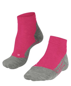 Sports Socks Falke GO2 Short Golf Short sock Damskie Czerwone | JBMDZL-917