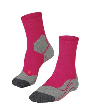 Sports Socks Falke RU3 Comfort Running Socks Damskie Czerwone | SXRPGH-071