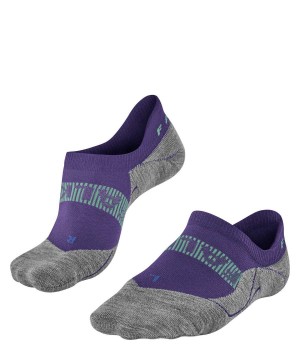 Sports Socks Falke RU4 Endurance Cool Invisible Running Invisibles Damskie Fioletowe | QAZWVH-643