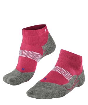 Sports Socks Falke RU4 Endurance Cool Short Running Short sock Damskie Czerwone | TGPHVQ-634