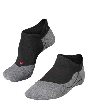 Sports Socks Falke RU4 Endurance Invisible Running Invisibles Damskie Czarne | KECHXN-826