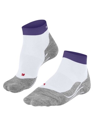 Sports Socks Falke RU4 Endurance Short Running Short sock Damskie Białe | ADMOHG-621