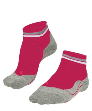 Sports Socks Falke RU4 Endurance Short Reflect Running Short sock Damskie Czerwone | UHZWOB-041