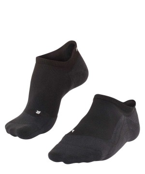 Sports Socks Falke RU4 Light Performance Invisible Running Invisibles Damskie Czarne | PJBKUT-724