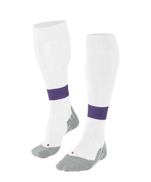 Sports Socks Falke RU Compression Energy Running Knee-high Socks Damskie Białe | ZIOKBV-023