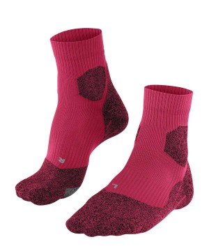 Sports Socks Falke RU Trail Grip Running Socks Damskie Czerwone | JIFDLE-581