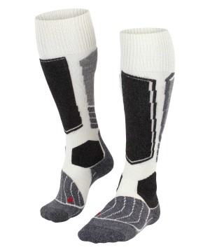 Sports Socks Falke SK1 Comfort Skiing Knee-high Socks Damskie Białe | VDPXEG-716