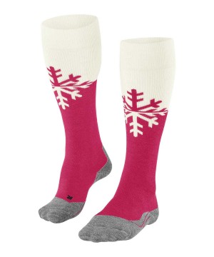 Sports Socks Falke SK2 Intermediate Skiing Knee-high Socks Damskie Czerwone | CJOYKE-074