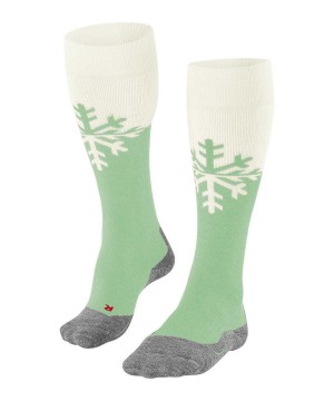 Sports Socks Falke SK2 Intermediate Skiing Knee-high Socks Damskie Zielone | YMETWF-015