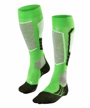 Sports Socks Falke SK2 Intermediate Skiing Knee-high Socks Damskie Zielone | YAKJME-480