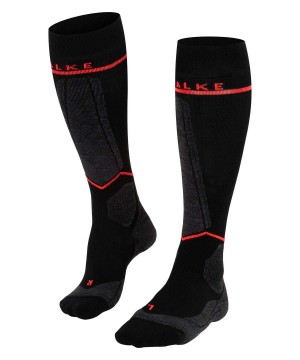 Sports Socks Falke SK Compression Wool Skiing Knee-high Socks Damskie Czarne | DJOCRK-683