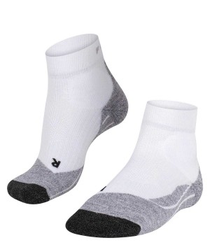 Sports Socks Falke TE2 Short Tennis Short sock Damskie Białe | VIFJWB-860