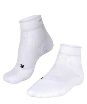 Sports Socks Falke TE2 Short Tennis Short sock Damskie Białe | JUFKSO-562