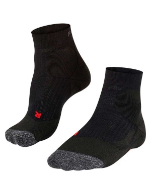 Sports Socks Falke TE2 Short Tennis Short sock Damskie Czarne | LIXGHC-768