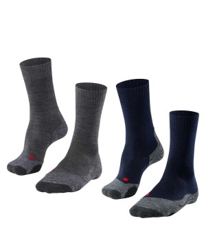 Sports Socks Falke TK2 Explore 2-Pack Socks Damskie Multicolored | TSFCJA-264