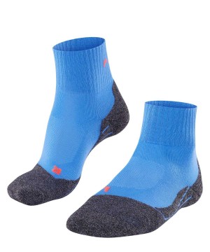 Sports Socks Falke TK2 Explore Cool Short Trekking Short sock Damskie Niebieskie | EUGIRD-370