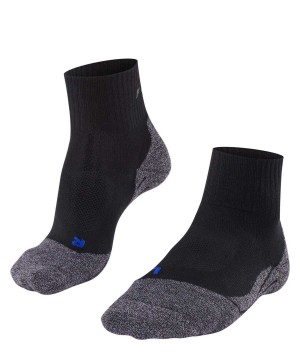 Sports Socks Falke TK2 Explore Cool Short Trekking Short sock Damskie Czarne | QGMJPC-861