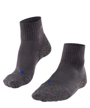 Sports Socks Falke TK2 Explore Cool Short Trekking Short sock Damskie Szare | VCYJQX-243