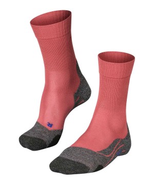 Sports Socks Falke TK2 Explore Cool Trekking Socks Damskie Czerwone | NAEBJH-213