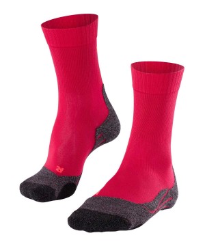 Sports Socks Falke TK2 Explore Cool Trekking Socks Damskie Czerwone | JGRSAW-125