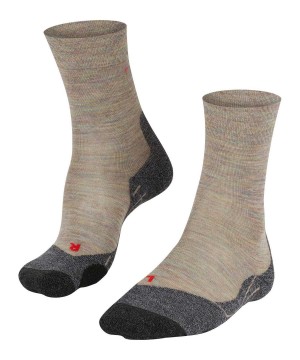 Sports Socks Falke TK2 Explore Melange Trekking Socks Damskie Zielone | WNZBHJ-687