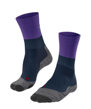 Sports Socks Falke TK2 Explore Trekking Socks Damskie Niebieskie | DZGYPV-634