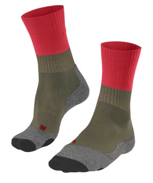 Sports Socks Falke TK2 Explore Trekking Socks Damskie Zielone | NBPOJF-941