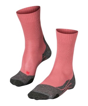 Sports Socks Falke TK2 Explore Trekking Socks Damskie Czerwone | MQDTLP-378