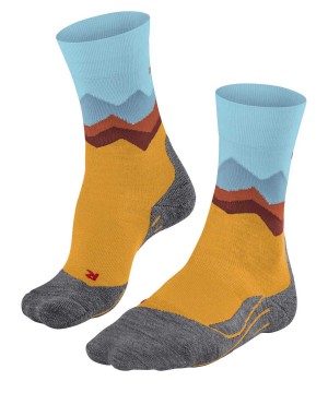 Sports Socks Falke TK2 Explore Trekking Socks Damskie Żółte | VHMQCB-379