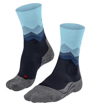 Sports Socks Falke TK2 Explore Trekking Socks Damskie Niebieskie | NIWCVR-428