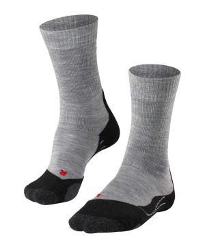 Sports Socks Falke TK2 Explore Trekking Socks Damskie Szare | RZYTWD-064