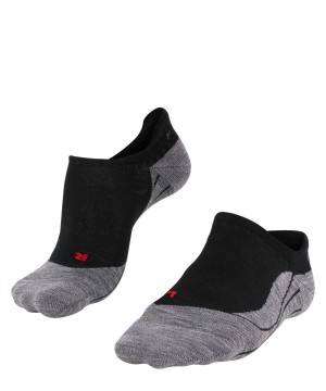 Sports Socks Falke TK5 Wander Invisible Trekking Invisibles Damskie Czarne | QOKGWE-739